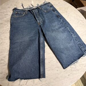 Anine Bing high waisted shorts. Long (to knees).